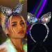 Fashband Light Up Headbands LED Bow Sequin Headband Sparkly Hair Hoop Party Festival Carnival Hair Accessories for Women