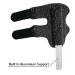 Trigger Finger & Mallet Finger Splints Set | Index & Ring Finger Straightener | 2pc Black Splint Kit - Buy Online on GoSupps.com