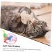 3pcs Cat Toy Themberchaud Plush Cat Mouse Toy Pet Toys Squeak Mouse Cat Toy Cage Mouse Ball Cage Mouse Toy Mouse Toy for Cat Plush Mouse Toy Cat Playing Balls Toy Cat Ball Pet Cat With Cages - Buy Online on GoSupps.com