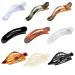 9Pcs Alligator Hair Clips 3 Styles Plastic Hair Claw Clips Oval French Hair Clamps Barrettes Flat Claw Clips No Slip Grip Hair Claws Hairpin for Women Girls Thick Thin Hair Styling Accessories