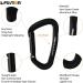 Fusion Climb 6-Pack Quickdraw Set - 11cm with Contigua Straight Gate Carabiner - Orange/Orange - Buy Online on GoSupps.com