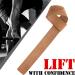AQF Not Padded Train Aid | Strength Training Lifting Straps for Bodybuilding & Powerlifting | Brown Leather Wristwear for Fitness & Cross Training - Buy Online on GoSupps.com