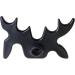 Black Plastic Slip-On Moosehead Bridge Head for Billiard Pool Cue Stick by DGZZI - Buy Online on GoSupps.com