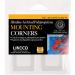 Lineco 1.25 Slimline Polypropylene Mounting Corners - Pack of 72 | Self Adhesive, Pressure Sensitive & Non-Yellowing | Perfect for Mounting Pictures, Scrapbooking, DIY & Display | Pack of 1 - Buy Online on GoSupps.com