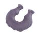 KUFL High-quality neck heat bottle made of PVC with an extra soft fleece and zip and large opening-relieves neck back and shoulder pain through heat therapy (gray)