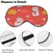 LynaRei Fortune Cat Sleep Mask - Super-Smooth Adjustable Blindfold for Men and Women - Ideal for Travel and Nap - Style-1 - Buy Online on GoSupps.com