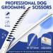 Jason 7.5 Curved Chunker Scissors for Dogs - Professional 19 Teeth Downward Bent Scissors Japanese 440C Edel Steel Symmetrical Handle - Buy Online on GoSupps.com