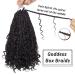 COOKOO 10 Inch Goddess Box Braids Crochet Hair - 8 Pack Bohemian Hippie Style for Black Women - Buy Online on GoSupps.com