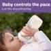 Philips AVENT Natural Baby Bottle with Natural Response Nipple Clear 11oz 4pk - 4 Pack Clear - Buy Online on GoSupps.com