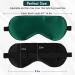LC-dolida Silk Sleep Mask for Improved Sleep and Eye Care - Hypoallergenic, Cooling Gel, Heated Gel - Green - Buy Online on GoSupps.com
