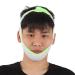 Breathable Sleeping AntiSnoring Chin Strap Breathing Correction Belt Facial Slimming Mesh for Bedroom Apartment for Summer Sleep(Fluorescent green edging)