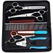 Freewindo Dog Grooming Scissors Kit, Safety Round Tip, Heavy Duty Stainless Steel Dog Scissors and Dog Nail Clippers, 6 in 1 Dog Grooming Kit Scissors for Dogs and Cats