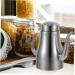 Zerodeko 2pcs Stainless Steel Oil Pot Household Oil Dispenser Oil Vinegar Dispenser Oil Bottle Leakproof Oil Dispenser Condiment Containers Oil Container Seasoning Oil Separator Olive Oil 15.5X9X6.5CMx2pcs Silverx2pcs - Buy Online on GoSupps.com