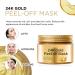 24K Gold Peel Off Face Mask - Anti Aging Lifting Moisturizing & Revitalizing - Reduces Wrinkles & Blackheads - Skin Repair with Vitamin B5 - 120g - Buy Online on GoSupps.com