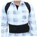 KALLORY Posture Brace for Women & Men - Adjustable Posture Corrector Belt - Improve Posture & Comfort - Black - Buy Online on GoSupps.com