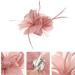 Lurrose Flower Hair Clip Large Mesh Rose Hair Pins Vintage Wedding Brooch Tea Party Hair Accessories for Women (Nude Pink) - Buy Online on GoSupps.com
