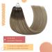 Youngsee Microring Extensions - Real Hair Balayage 55cm Loop Extensions | Braun Blond Micro Hair Extensions 50g/50s #3/8/25 #3/8/22 - Buy Online on GoSupps.com