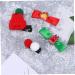 HAPINARY 3 Sets Christmas Barrettes Sequin Hairpins Bow Hair Clips Christmas Hair Bow Santa Hat Decor Kids Hair Clips for Girls Hair Pin Christmas Hair Accessory Cute Headgear Girl Child - Buy Online on GoSupps.com