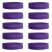 Teemico 10 Pack 3 Cotton Headbands Pack Stretch Elastic Yoga Soft and Stretchy Sports Sweatbands Fashion Headband for Teens Women (Purple)