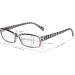 CessBlu Ladies Reading Glasses | Stylish Striped Reader Eyeglasses for Women | Blue 2.5x Magnification - Buy Online on GoSupps.com