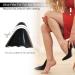 Toe Inserts for Shoes - Tighten Fit & Comfort | Shoe Fillers for Men & Women (2 Pairs Black Pointy - Buy Online on GoSupps.com