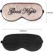 Satin Silk Sleep Eye Mask for Women and Men - Lightweight Adjustable Strap - Pink - Buy Online on GoSupps.com