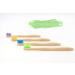 Bamboo Toothbrushes for Kids - Pack of 4 Sustainable & Vegan Soft Bristles - Buy Online on GoSupps.com