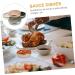 LABRIMP 4pcs Ceramic Saucer Japanese Soy Sauce Dishes Ice Cream Bowl Soy Sauce Plates Appetizer Plate Sauce Bowls Condiments Bowl Vinegar Dish Nordic Ceramics Seasoning Bowl - Buy Online on GoSupps.com