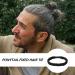 10 Pieces of Men's Braided Headbands Men's Hair Ties High Elastic Braided Headbands Ponytail Fixed Hair Ties Suitable for Ponytails and Braids (Black) - Buy Online on GoSupps.com