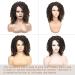 FAVE Short Braided Wig | Dreadlock Wigs for Black Women | Faux Locs Wig with Brown Highlights | Afro Braids Wig | Low Temperature Synthetic Hair (Ombre Brown) - Buy Online on GoSupps.com