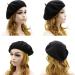Wheebo Wool Beret Hat - French Style Winter Cap for Women - Black - Buy Online on GoSupps.com