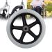 Wheelchair Front Wheel Accessories 6inch Low Noise Stable/Wear-Resistant Easy to Install/Disassemble+ Not Easily Damaged with Bearings for Handicapped Vehicles 1pcs Grey 1pcs Grey