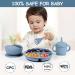 Buy DreamHigh 7-Piece BPA-Free Children s Tableware Set | Dishwasher-Safe Silicone Baby Dishes with Suction Cups Bibs & Spoon for Toddlers & Babies - Shop Now! - Buy Online on GoSupps.com