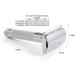 Edwin Jagger Double Edge Safety Razor - Premium Stainless Steel Shaving Tool - Buy Online on GoSupps.com