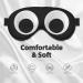 Adjustable Cute Cartoon Eyes Sleep Mask - Ultimate Light Blocking Eye Mask for Travel Yoga Naps & Shift Work - Buy Online on GoSupps.com