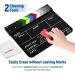 NEEWER Acrylic Film Directors Clapper Board Kit - 12x10 Cut Action Scene Clapboard with Magnetic Eraser, 2 Pens, Cleaning Cloth & Hex Key - Buy Online on GoSupps.com