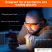 100% Blue Light Blocking Glasses - Amber Wraparound Lenses for Enhanced Sleep Gaming & Computer Use | Unisex Winners - Buy Online on GoSupps.com