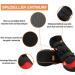 Waterproof Dog Shoes for Medium Dogs | 4-Piece Non-Slip Paw Protection with Adjustable Reflective Velcro - Red & Black - Buy Online on GoSupps.com
