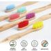 BPA Free Bamboo Charcoal Toothbrushes - Eco-Friendly 6 Pack | Biodegradable Soft Bristles for Dental Hygiene & Gum Care - Buy Online on GoSupps.com