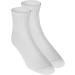 Truform Medical Compression Socks for Men & Women - 8-15 mmHg Ankle Length Low Cut White Medium | International Shipping Available - Buy Online on GoSupps.com