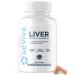Revive MD Natural Liver Cleanse Detox & Repair Supplement Milk Thistle Liver Support Formula Promotes Healthy Liver Function & Helps Reduce Inflammation 120 Capsules (30 Servings)