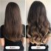 FESHFEN Invisible Secret Wire Crown Hair Extension - 18 inch Curly Wavy Ombre Dark Brown to Sandy Blonde Synthetic Hairpiece for Women - Buy Online on GoSupps.com
