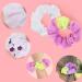 Buy 13 Stylish White Hair Tie Scrunchies - Premium Cotton Elastic Hair Ties for DIY & Everyday Use - Buy Online on GoSupps.com