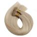 Moresoo Real Hair Bonding Extensions - Ash Blonde & Platinum Blonde I Tip - 50cm Silky 40g #P18/613 - Premium Hair Extensions - Buy Online on GoSupps.com