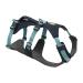 Luffwear flagline dog harness with handle light adjustable walking dishes 3 linen fortification points reinforced belt strap and strong V-ring made of metal basalt gray xx-mall xx-Small basalt gray