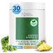 Nova Pharma Greens & Berries - 100% Organic Greens Superfood Powder Rich Vitamins Fiber Omega-3 Fatty Acids Boosts Immune System Detoxifies Digestive System - Lactose-Free GMO-Free - 30 Servings Pineapple