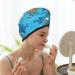 Undersea Whale Coral Velvet Dry Hair Cap | Quick-Dry Hair Towel Wrap for Men & Women | Perfect for Travel & Home - Buy Online on GoSupps.com