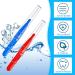 Vetory 100 Interdental Brushes - Effective Tooth Cleaning Tool for Dental Hygiene | Floss Picks for Interdental Spaces (Red & Blue) - Buy Online on GoSupps.com