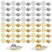 100PCS Metal Locking Pin Backs  Lapel Pin Clutch Back  Scatter Butterfly Clutch  Squeeze Badge Holder Jewelry Findings Pin Back