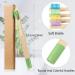 10-Pack Kids Bamboo Toothbrush Set with Soft Bristles - Natural Wood, Organic, BPA-Free - Ideal for Toddlers, Adults, Travel - Colorful Options Included - Buy Online on GoSupps.com